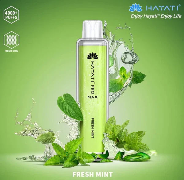 Hayati Pro Max 4000 Puffs Disposable Vape Zero Nicotine Box of 10