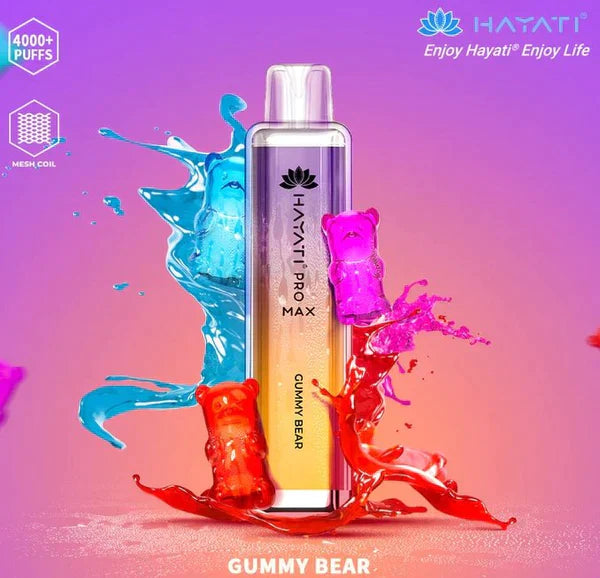 Hayati Pro Max 4000 Puffs Disposable Vape Zero Nicotine Box of 10