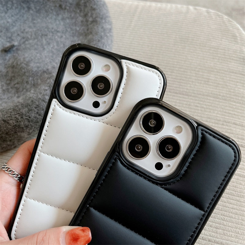 iPhone Case 3D Buffer Down Jacket