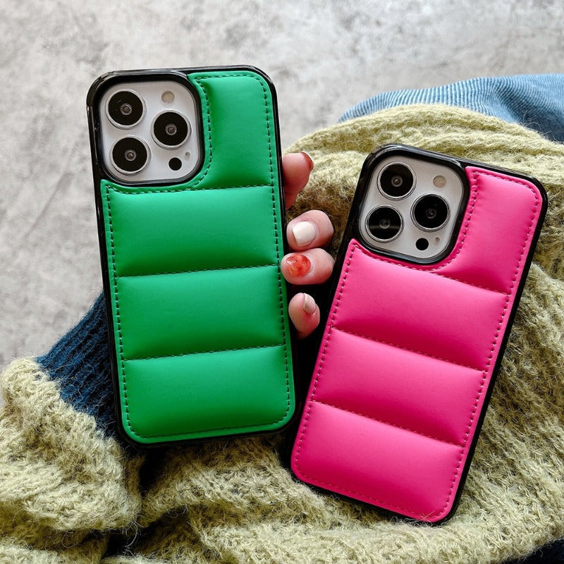 iPhone Case 3D Buffer Down Jacket