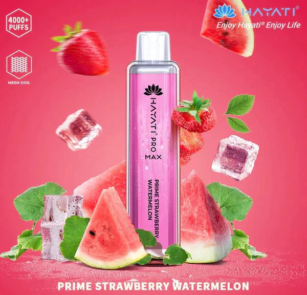 Hayati Pro Max 4000 Puffs Disposable Vape Zero Nicotine Box of 10