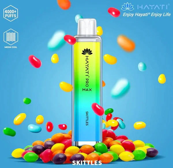 Hayati Pro Max 4000 Puffs Disposable Vape Zero Nicotine Box of 10