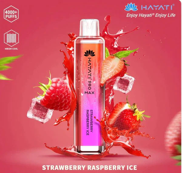 Hayati Pro Max 4000 Puffs Disposable Vape Zero Nicotine Box of 10