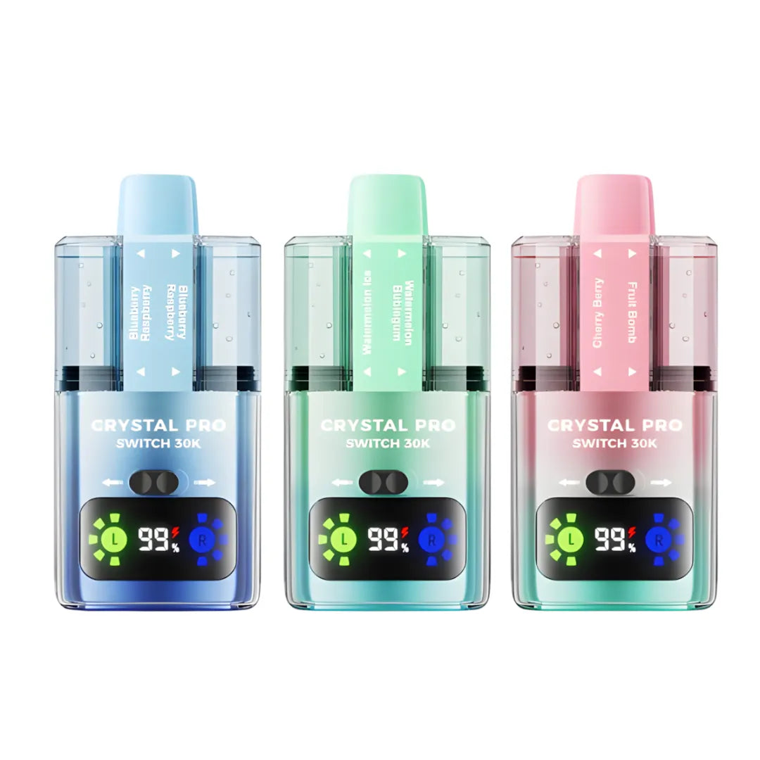 Box of 10 Crystal Pro Switch 30K Vape Kit