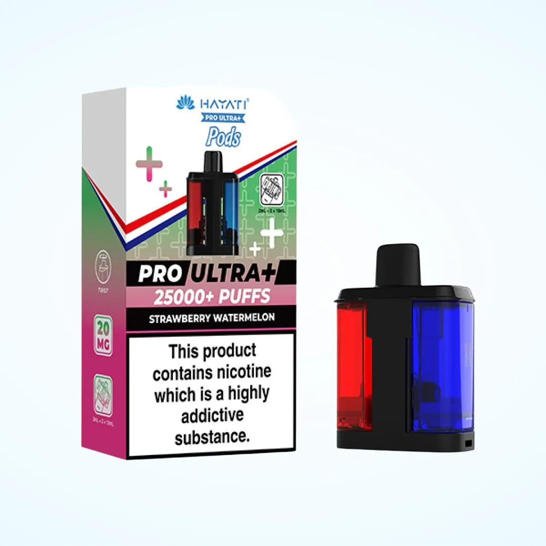 Hayati Pro Ultra Plus 25K Prefilled Refill Pods | Only £11.99 | Any 3 for £30