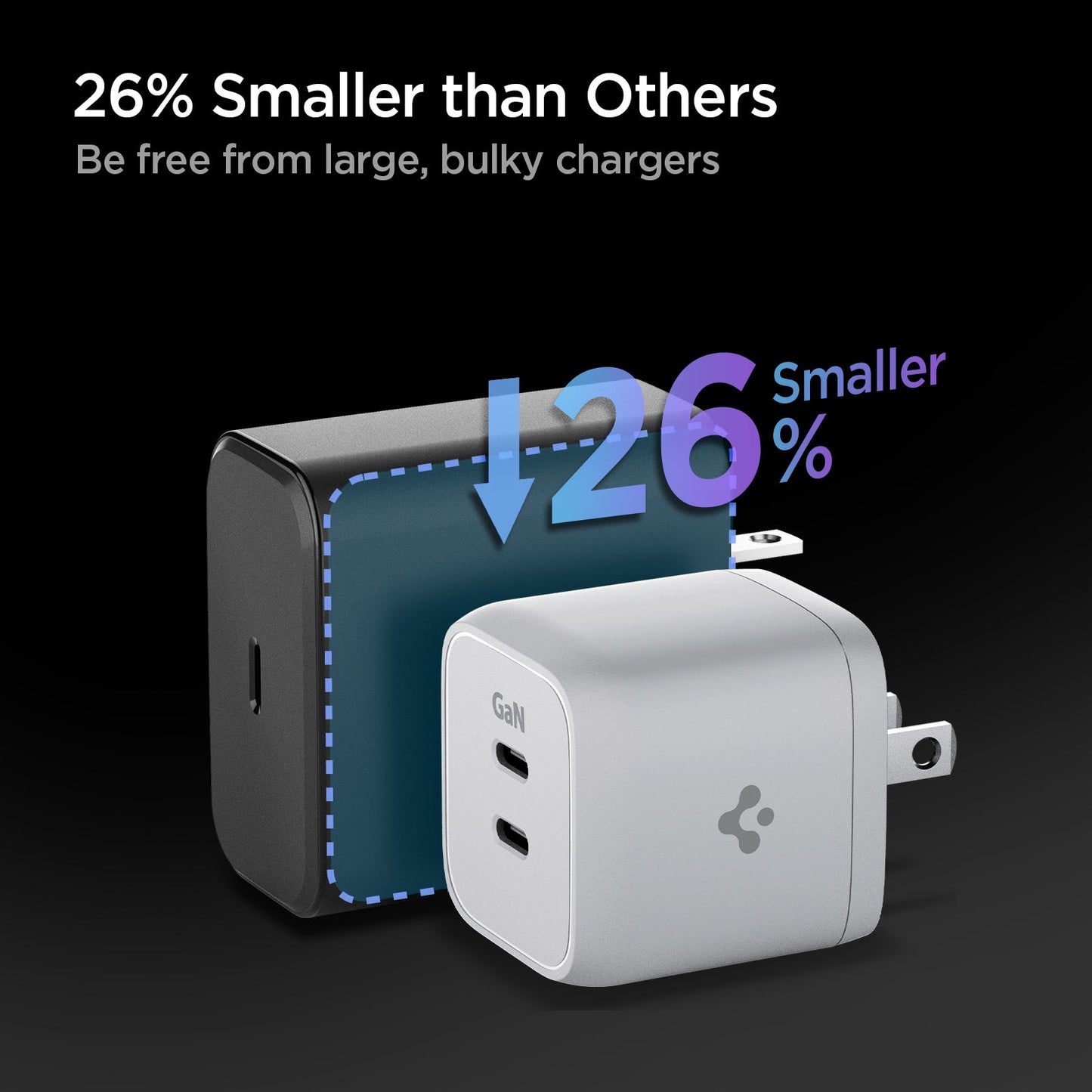ArcStation™ Pro GaN 452 Dual Port Wall Charger | PE2105