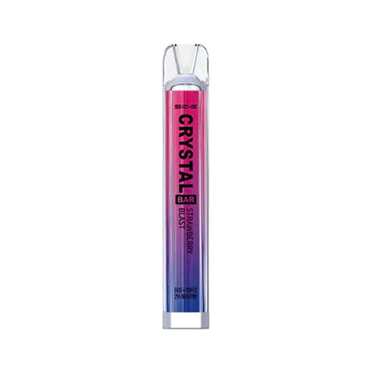 Crystal Bar 600 Puffs Strawberry Blast Disposable Vape