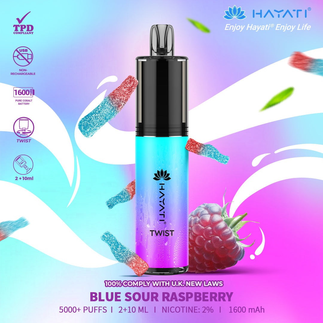 Hayati Twist 5000 Puffs Disposable Vape Pod Kit (Box of 5)