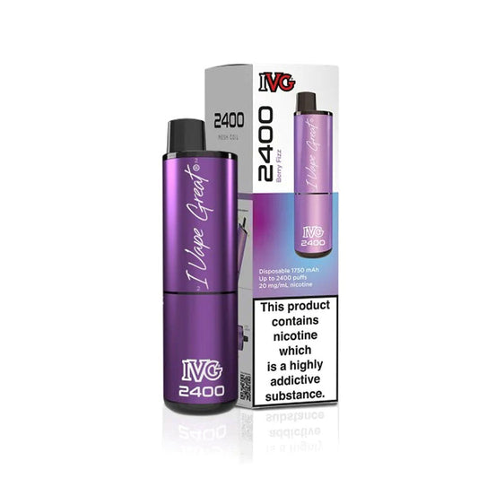 IVG Berry Fizz (Vimtonic) 2400 Puffs Disposable Vape