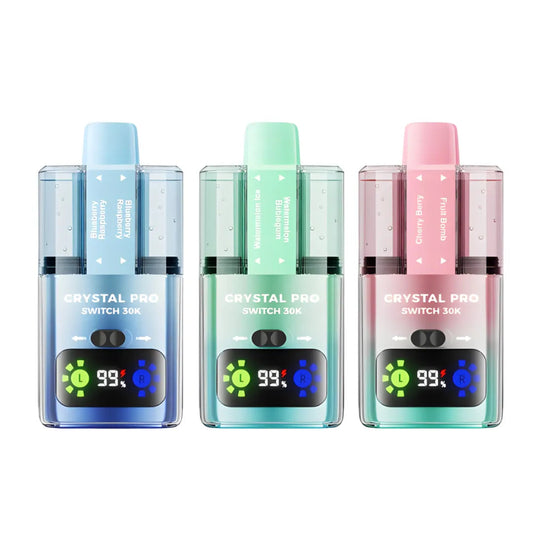 Box of 10 Crystal Pro Switch 30K Vape Kit